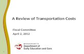 A Review of Transportation Costs