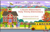 ICF Curriculum Night 2013