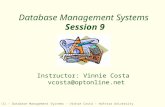 Database Management Systems Session 9