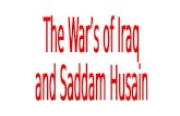 The War’s of Iraq  and Saddam Husain