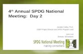 4 th  Annual SPDG National Meeting:  Day 2