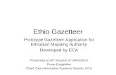 Ethio Gazetteer
