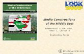 Media Constructions  of the Middle East