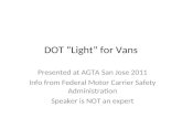 DOT “Light” for Vans