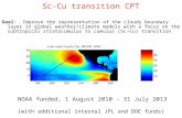 Sc-Cu transition CPT