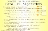CHAPTER  30 (in old edition) Parallel Algorithms