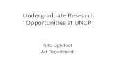 Undergraduate Research Opportunities at UNCP