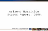 Arizona Nutrition Status Report, 2008