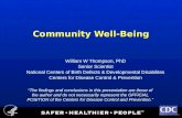 Community Well-Being