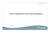 Your 4 Moments for Hand Hygiene