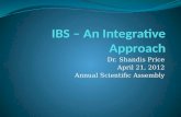 IBS – An Integrative Approach