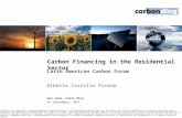 Carbon Financing in the Residential Sector