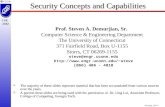 Security Concepts and Capabilities