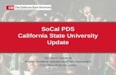 SoCal PDS California State University Update