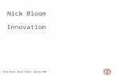 Nick Bloom Innovation