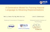 A Generative Model for Parsing Natural Language to Meaning Representations