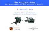 The Project-Sony S elf-governing  O bserver with  N avigation by  Y ourself