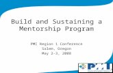 Build and Sustaining a Mentorship Program