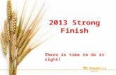 2013 Strong Finish