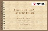 Sprint TekNet IP  Train the Trainer