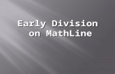 Early Division  on MathLine