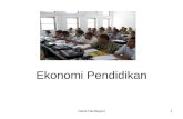 Ekonomi Pendidikan