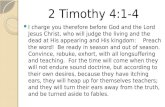 2 Timothy  4:1-4