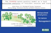 The  SPARROW  water-quality model as a tool
