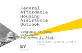 Federal Affordable Housing Assistance Outlook Virginia Housing Coalition September 3, 2014