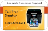 Lexmark Customer Support | 1-800-832-1504 | Tech Support