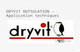 DRYVIT OUTSULATION – Application techniques
