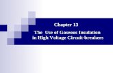 The  Use of Gaseous Insulation  in High Voltage Circuit-breakers