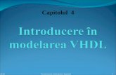 Introducere  ȋ n modelarea VHDL