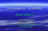 Palliative care and non- oncological  diseases Heart failure
