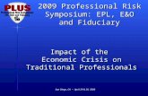 Impact of the  Economic Crisis on Traditional Professionals