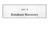 UNIT   8 Database Recovery