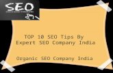 TOP 10 SEO Tips By Expert SEO Company India 