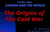 HISTORY  3040 CANADA AND THE WORLD