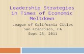 Leadership Strategies in Times of Economic Meltdown