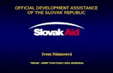 OFFICIAL DEVELOPMENT ASSISTANCE OF THE SLOVAK REPUBLIC
