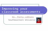 Improving your classroom assessments