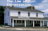 The Law of Consecration