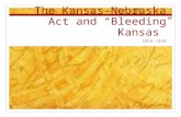 The Kansas-Nebraska Act and “Bleeding Kansas”