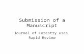 Submission of a Manuscript
