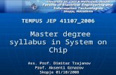 TEMPUS JEP 41107_2006 Master degree syllabus in System on Chip