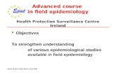 Advanced course  in field epidemiology Health Protection Surveillance Centre Ireland