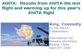 ANITA:  Results from ANITA-lite test flight and warming up for this year’s ANITA flight