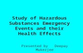 Study of Hazardous Substances Emergency Events and their Health Effects