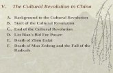 V.The Cultural Revolution in China