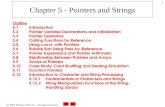 Chapter 5 - Pointers and Strings